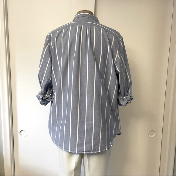 J. Crew Striped Oxford Shirt - Picture 3 of 5